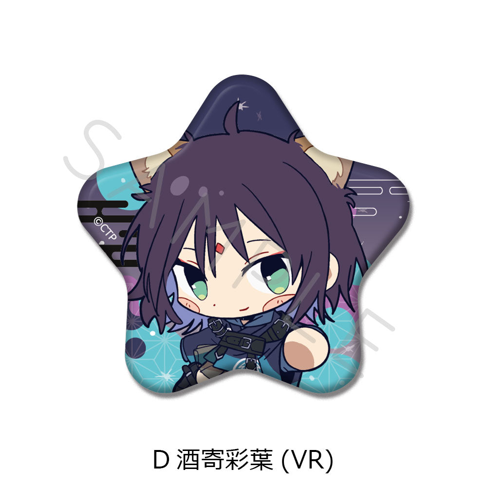 予約商品】『超かぐや姫！』 星型缶バッジ D(酒寄彩葉(VR)) – 『超