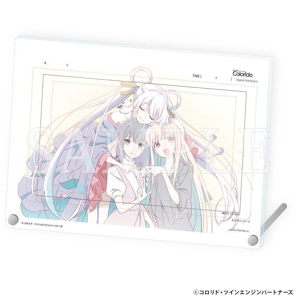 【予約商品(第四次予約)】『超かぐや姫!』ラフ原画 アクリルパネル