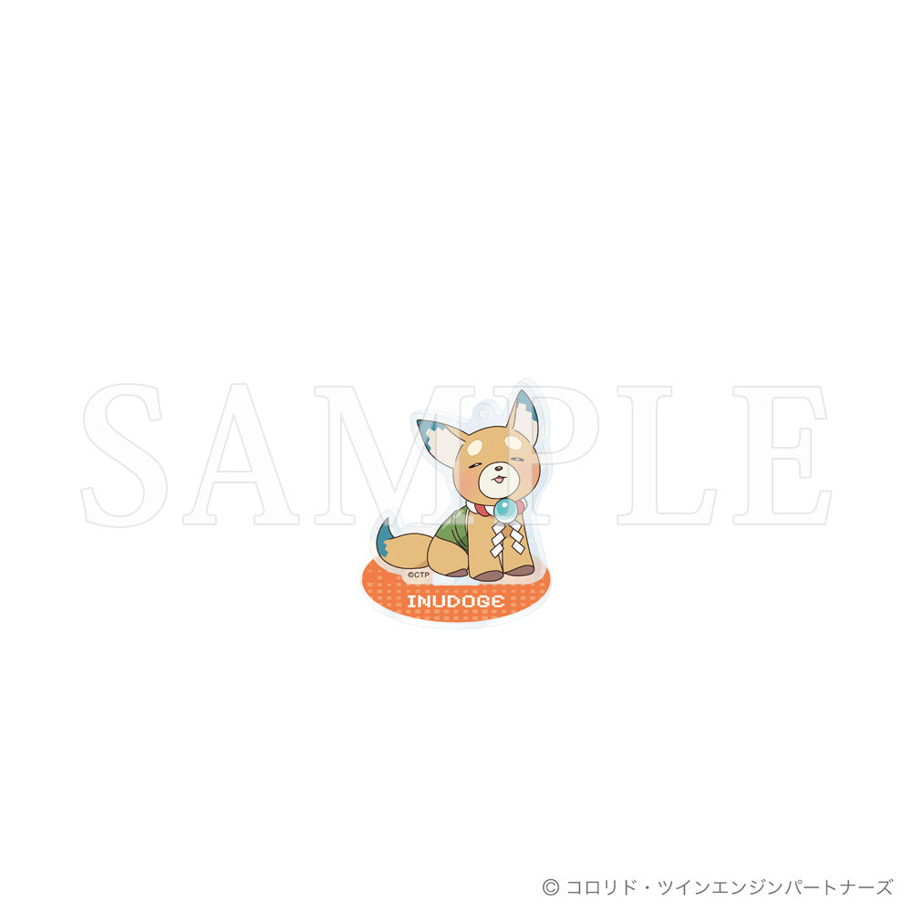 【予約商品(第二次予約)】『超かぐや姫!』ホログラムアクリルスタンドキーホルダー 犬DOGE