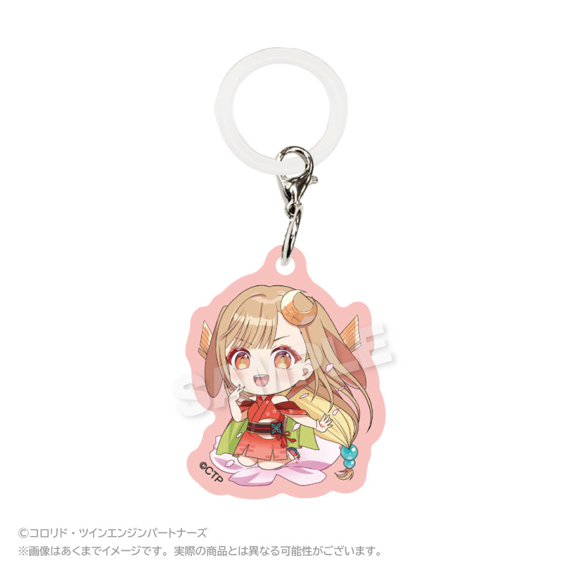 超かぐや姫！ オリジナルラベル アクリルチャーム かぐや 予約商品】『超かぐや姫！』 ミニキャラアクリルチャーム かぐや
