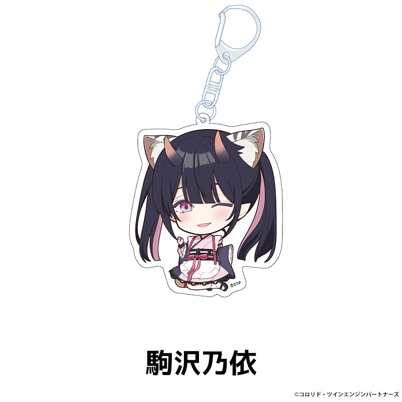 『超かぐや姫!』ぺたん娘アクリルキーホルダー 駒沢乃依