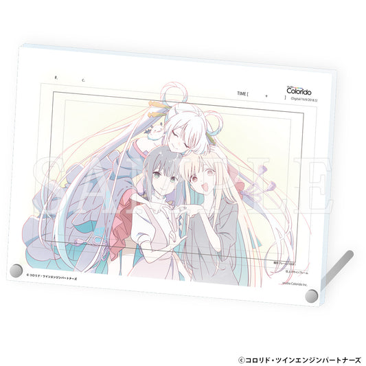 【予約商品(第三次予約)】『超かぐや姫！』ラフ原画 アクリルパネル