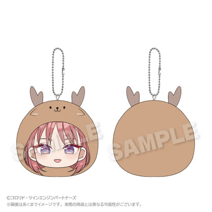 【予約商品(第二次予約)】『超かぐや姫！』 まるめいつクッションキーホルダー 綾紬芦花